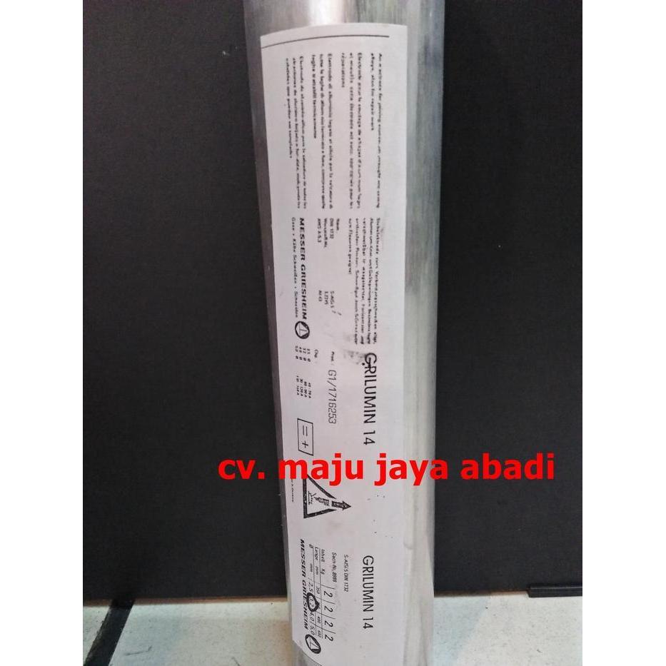 Kawat las aluminium grilumin 14 dia 3,2 mm