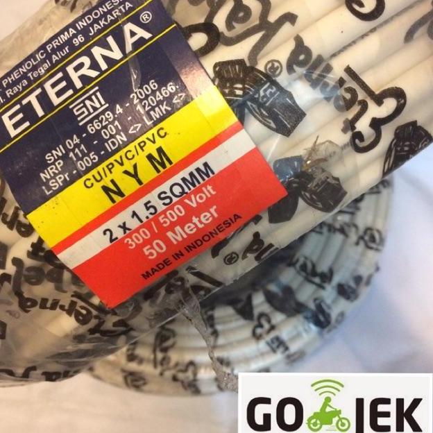 Kabel eterna nym 2x1,5 / kabel engkel / kabel nym / eterna 2 x 1,5