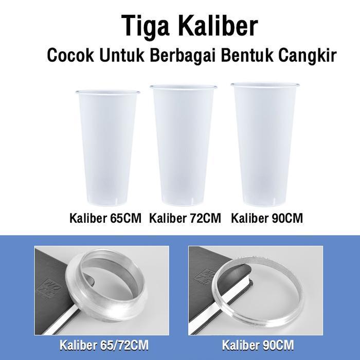REAIM Cup Sealer Mesin Press 8-26 Oz, Mesin Cup Sealer Original untuk Semua Ukuran Cup, Alat Penutup