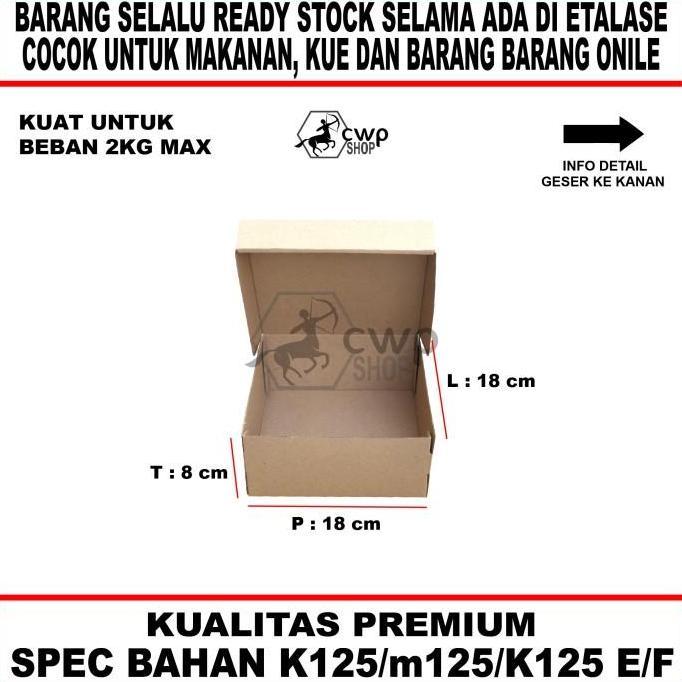 Cake Box Polos UK 18x18x8 Model Cake Box