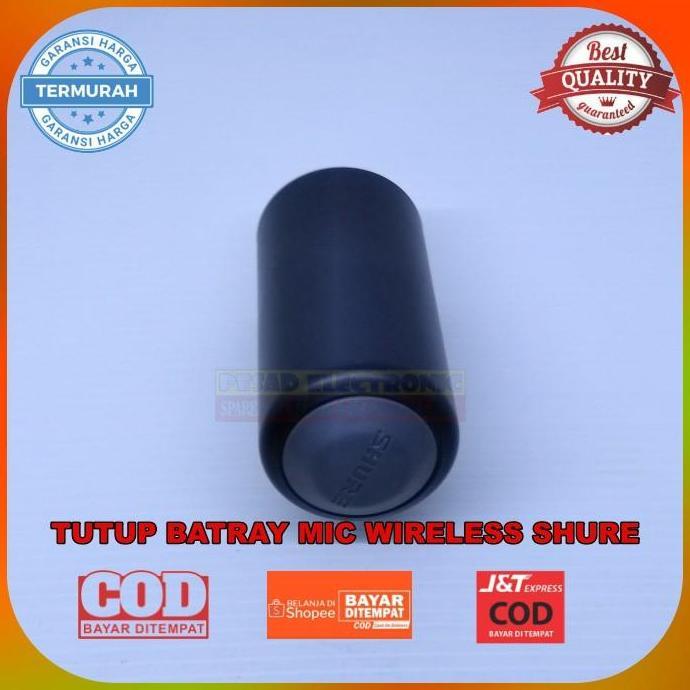 TUTUP MIC WIRELEES SHURE/Tutup mic/tutup batray mic shure