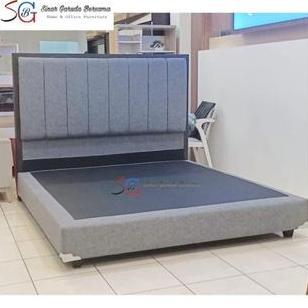Terlaris Divan Box + Sandaran Kasur Spring Bed Premium Mewah Minimalis Ukuran 160 Atau 180