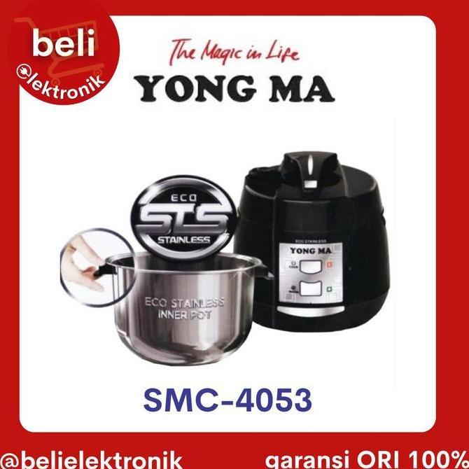 YONG MA Rice Cooker Magic Com Penanak Nasi 3 IN 1 Anti Lengket