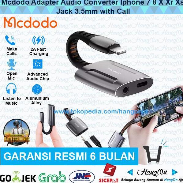 CA-6340 Adapter Audio Converter Iphone Jack 3.5mm Call Open Mic