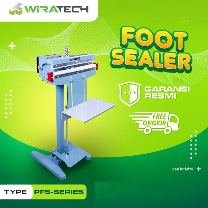WIRAPAX Foot Sealer PFS-800 - Mesin Press Plastik Sealer Kemasan Garansi Resmi Non Vacuum