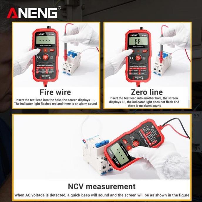Multimeter digital  Voltage Tester  alat ukur listrik pengukuran arus AC/DC,tegangan AC/DC  resistan