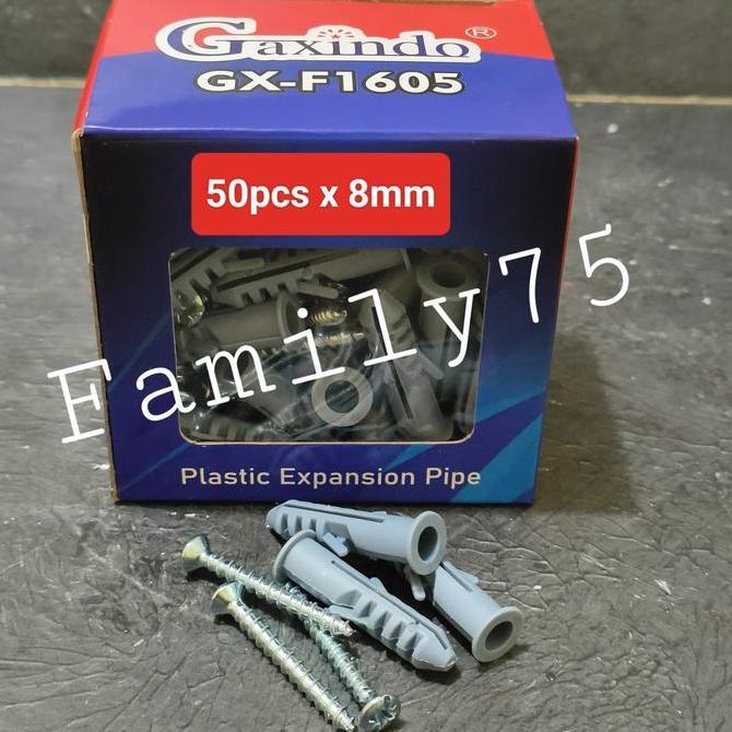 Fisher Set 50Pcs 6Mm 8Mm + Skrup Sekrup S6 / S8 Promo