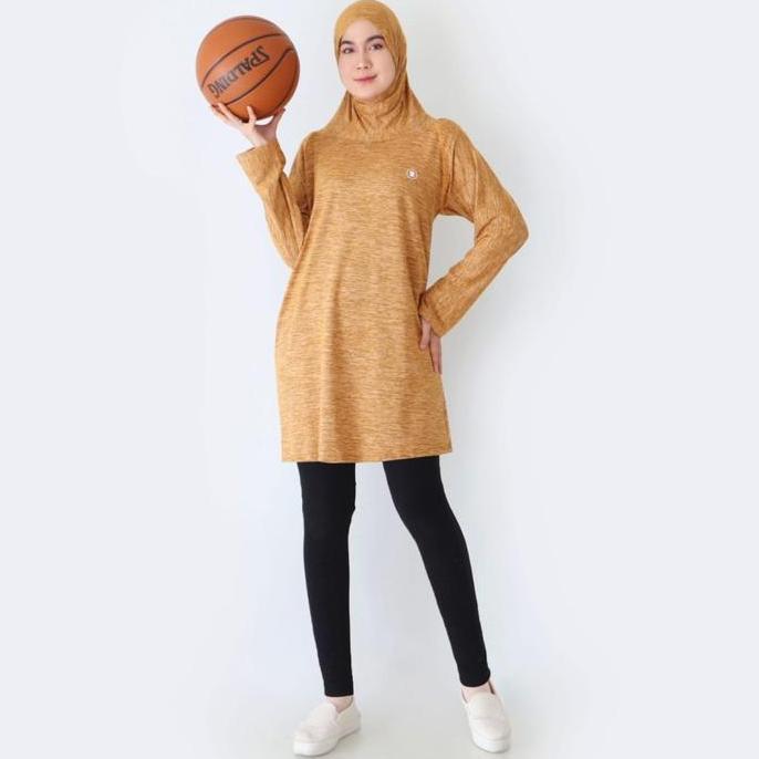 Tensione- Tunik Hijab Set Olahraga Baju Senam Tennis Bersepeda Yoga
