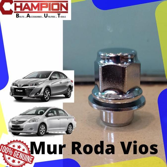 Mur Roda Toyota Vios New Vios Yaris Bakpao Yaris Lele Altis All New Altis Oem Kunci 21 Drat 1.5 Terb