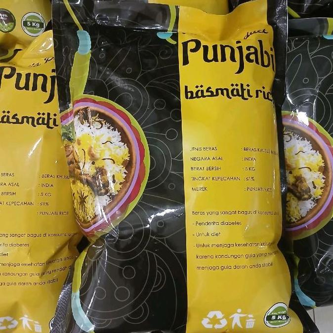 Beras basmati PUNJAPI asli dari arab Saudi isi 5 kg