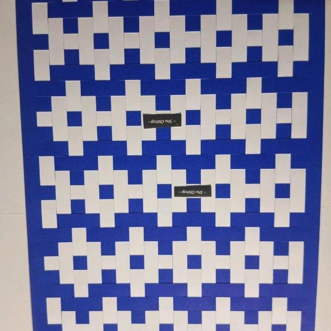 Prakarya anyaman dari kertas asturo