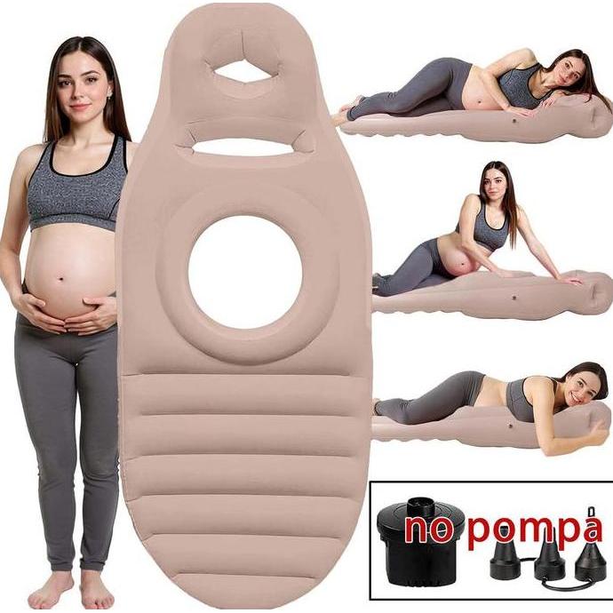 Mt.Fuji Kasur Bersalin Tiup Kasur Tidur Tengkurap Posisi Tidur Nyaman Berbentuk O Untuk Ibu Hamil Al