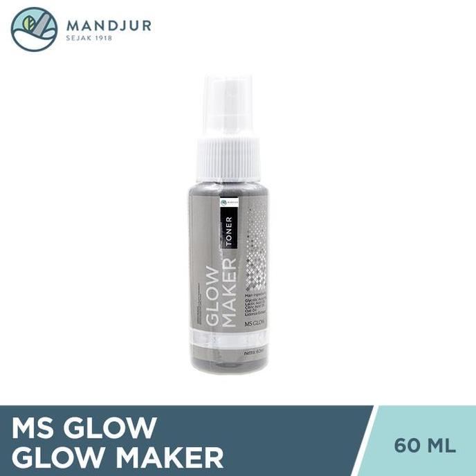 Ms Glow Toner Glowing 60 mL - Toner Pelembap Wajah