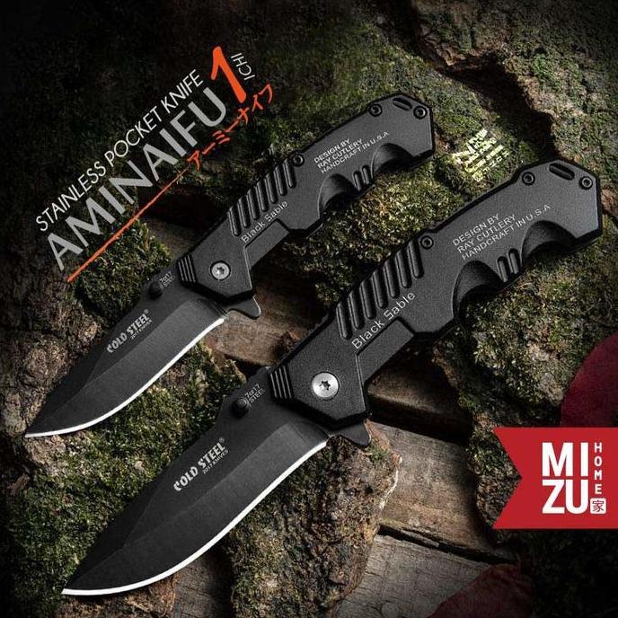 MIZU AMINAIFU-ICHI Stainless Pocket Knife Pisau Saku Lipat
