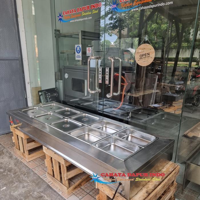 BAIN MARIE PORTABLE TANPA KACA - BAIN MARIE 200CM - PEMANAS MASAKAN