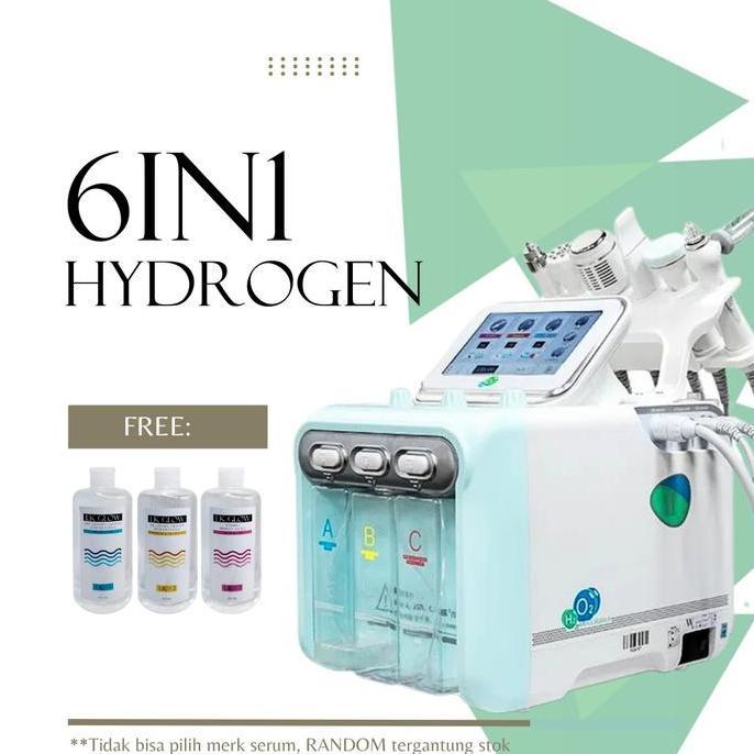 hydra 6in1 h2 02 hydrogen 6 fungsi jadi 1 mesin facial aqua peel