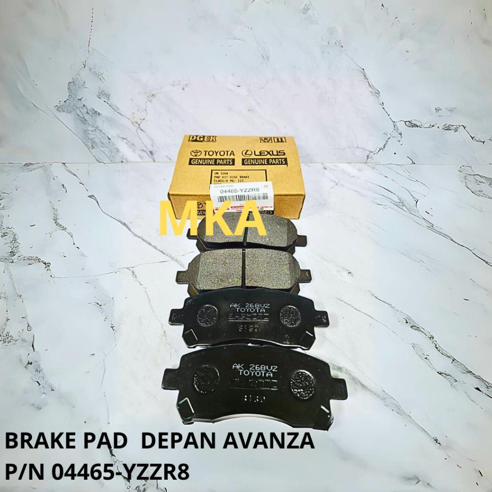 BRAKE PAD  DEPAN AVANZA P/N 04465-YZZR8
