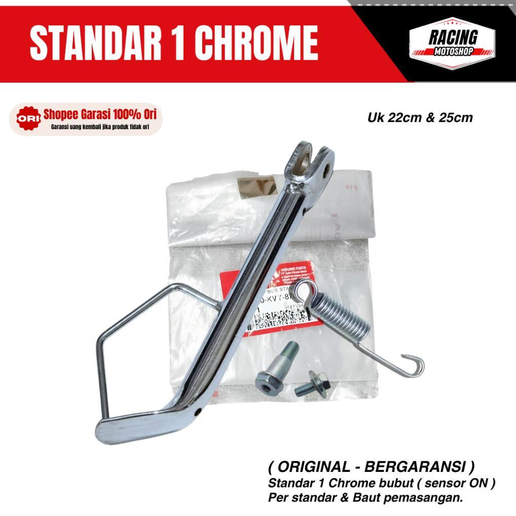 Standar Samping Chrome Vario 125 150 Beat Karbu Chrome Standar 1 PNP Scoopy Beat fi esp Universal