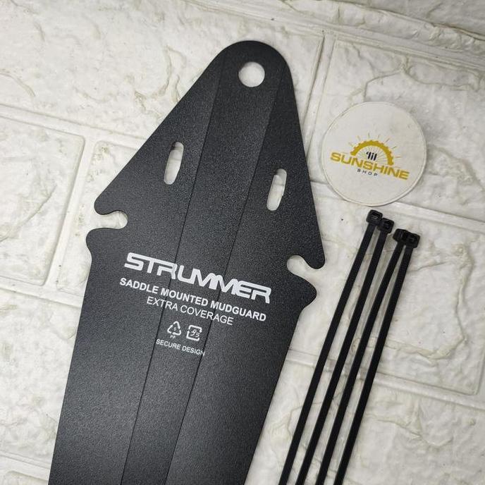 Fender Slebor Sadel Sepeda STRUMMER Saddle Mudguard Roadbike Seli MTB BMX