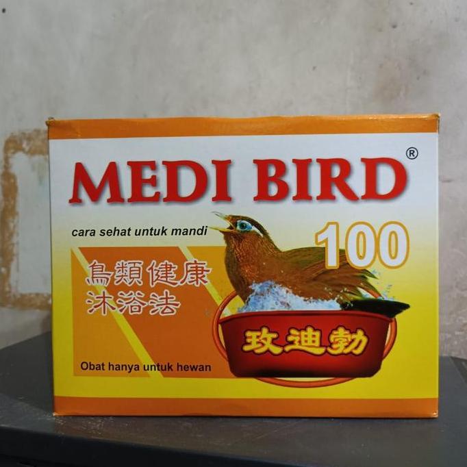 PROMO - GROSIR SAMPO MEDI BIRD 100ML 1DUS ISI 12 BOTOL SAMPO BURUNG HERBAL MURAI CENDET C IJO KENARI