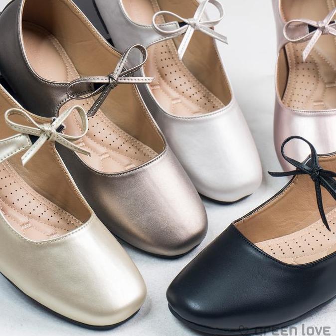 Green Love Sepatu Flatshoes Wanita TRY