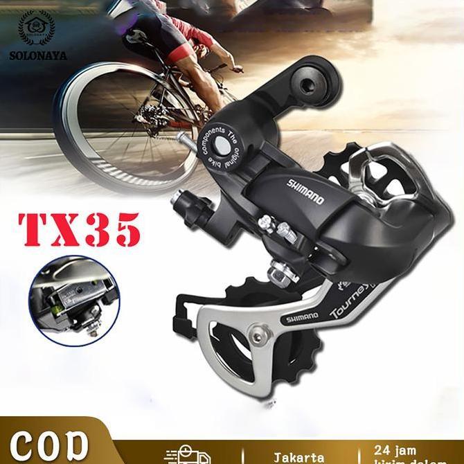 NEZGEFIG RD Shimano M310 M370 TY300 TX35 Tourney 6/7/8 Speed Rear Derailleur TX 35 Sepeda Lipat MTB 