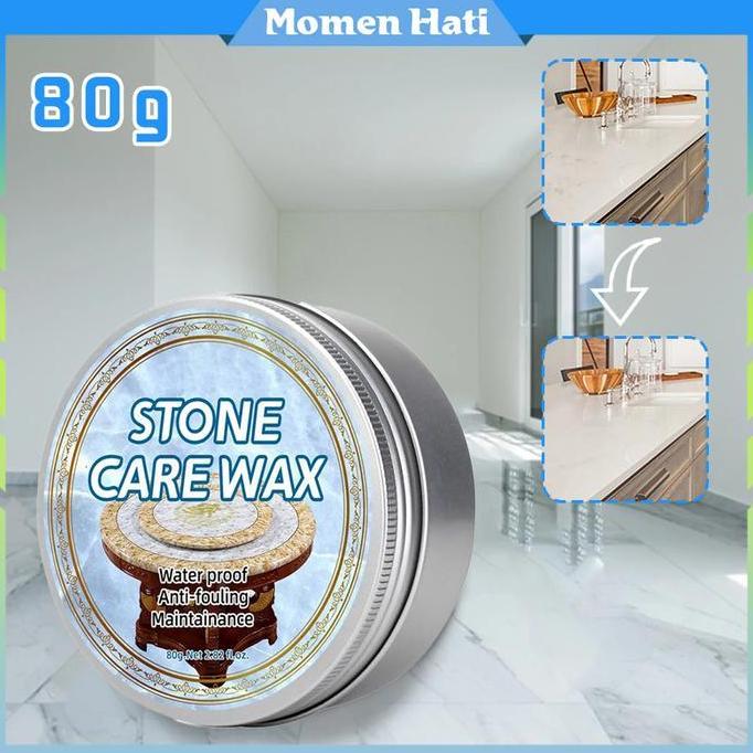 OVERAJA 80g Pengkilap Marmer Granit Obat Poles Marmer Poles Granit Lantai