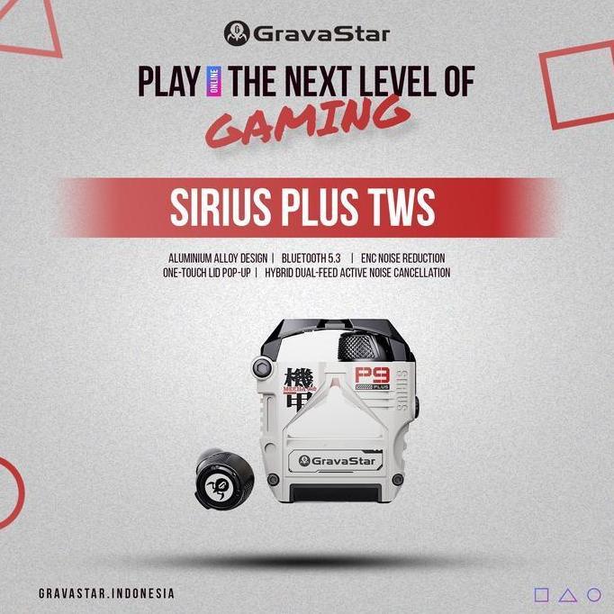 GRAVASTAR SIRIUS PLUS ANC TWS EARBUDS (DAWN WHITE) SIMPLE & ELEGAN