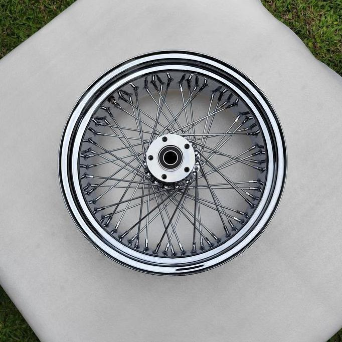 velg jari jari tubeless Harley Davidson 17*6 belakang 60 spoke