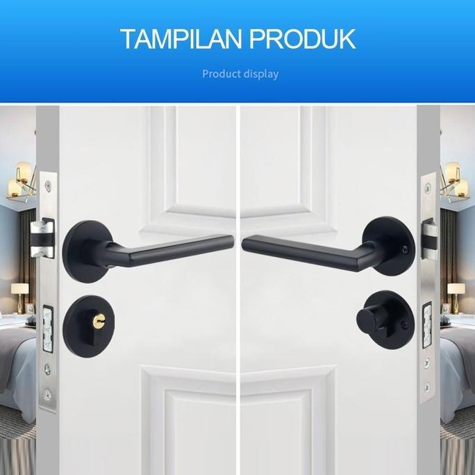 VATGUVOH Kunci Pintu Premium Door Lock Gagang Pintu Model Erandle Pintu Kamar Tidur Kamar Premium Ga