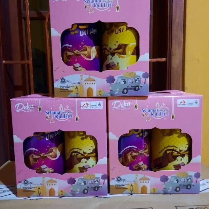 Deka Wafer Roll Gift Box Lebaran Termurah