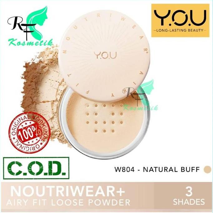 HARGA TERBAIK - YOU NoutriWear+ Airy Fit Loose Powder YOU Bedak Tabur Noutriwear