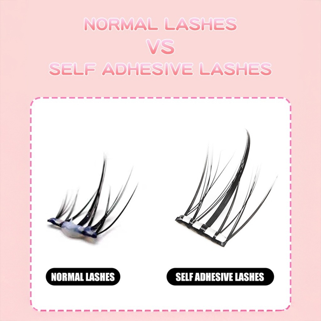 Laniakea Set Bulu Mata Palsu Instan Tanpa Lem & Free Gift Pinset - Eyelashes Reusable Make Up Douyin