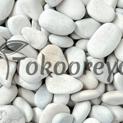 Batu Koral Putih Kecil - Hiasan Taman Batu Makam Via Cargo