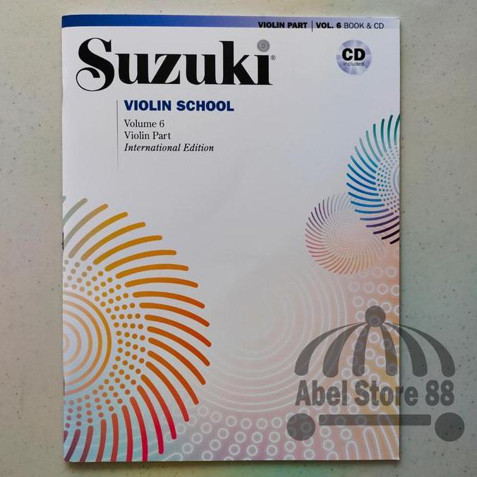 Suzuki Violin School Volume 6 + Cd Violin Part - Buku Belajar Biola