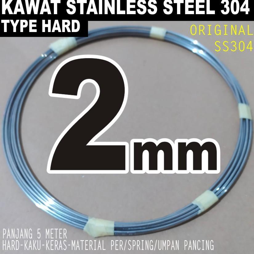 Kawat Stainless Steel Anti Karat 2Mm Hard Kaku