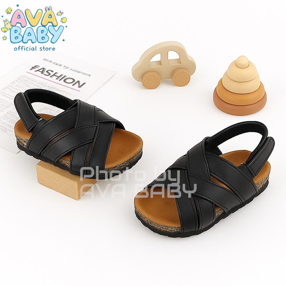 FREE ONGKIR AVA BABY SANDAL ANAK LAKI-LAKI DAN PEREMPUAN USIA 1-5 TAHUN MODEL PUYUH TALI BELAKANG SE