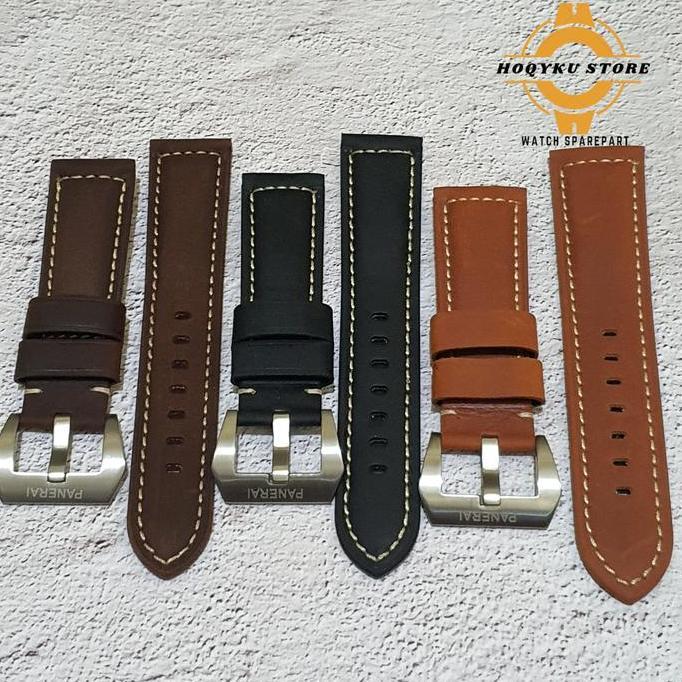 Ready Strap Tali Jam Tangan Kulit Panerai Luminor Bahan Kulit Bludru