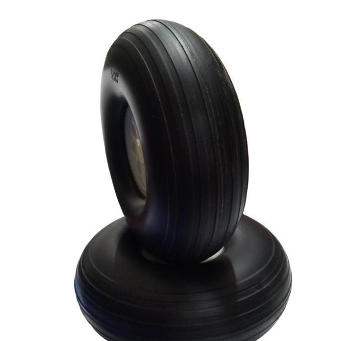 Rc Plane Roda Pesawat karet Rubber wheel 5inch 127mm