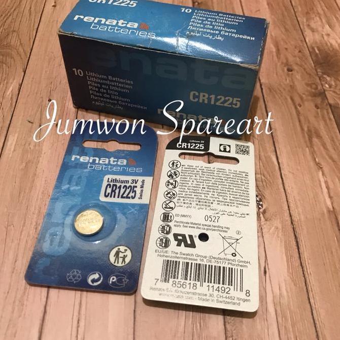 Baterai Renata CR1225 Original Lithium 3V Renata 1225 Lithium 3V