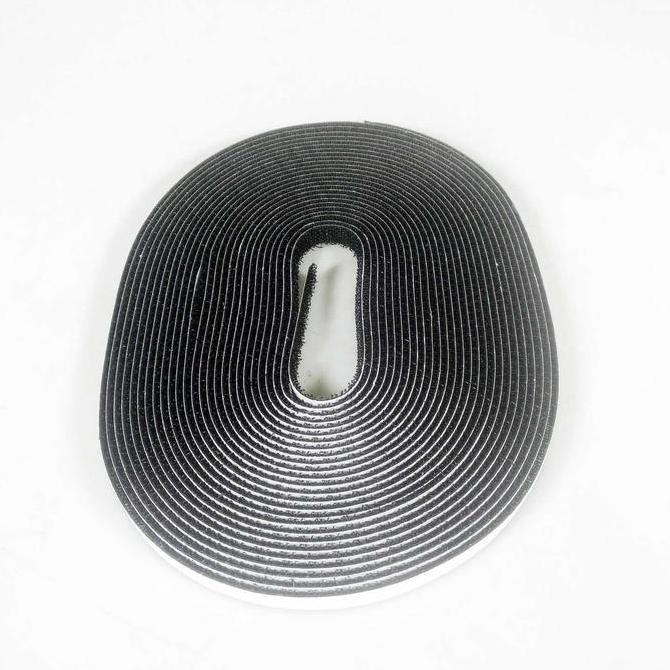WASTU Pita Perekat Bolak Balik Velkro Pengikat Hook and Loop Strip Tape 8mm