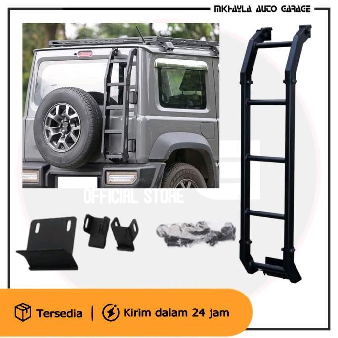 Tangga Roof Rack Belakang Suzuki New Jimny Jb64 Jb74 / Sj410 Katana