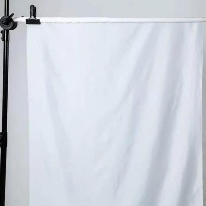 Kain putih backdrop background meteran