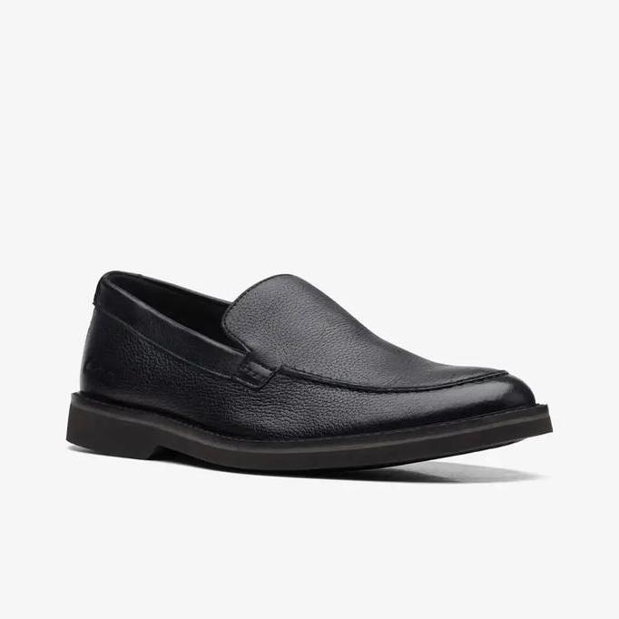 Ready Clarks Men's Slip On AtticusLT Edge Original Leather - Black