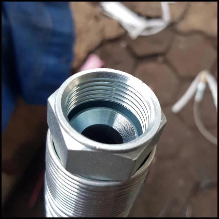 GRATIS ONGKIR SELANG HIDROLIS DAM TRUK HYDRAULIC HOSE DUMP TRUCK 3/4 90CM L/B 