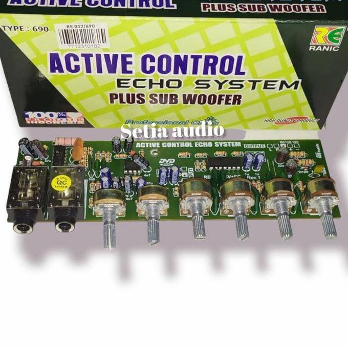 KOQOZIE kit tone control stereo mic echo subwoofer