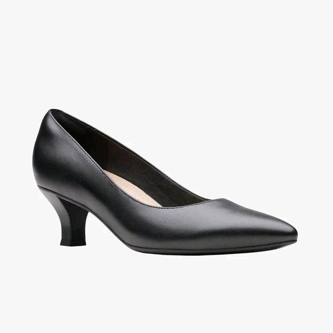 Ready CLARKS Kepley Vine Original Sepatu Heels Wanita Leather