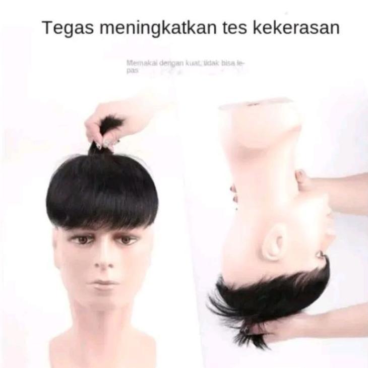 Wig Toupee Pria/Penutup Uban Cowok