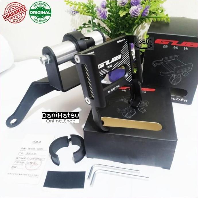 HOLDER HP MOTOR XMAX NMAX ADV - Dudukan HP Stang Spion motor Alumunium