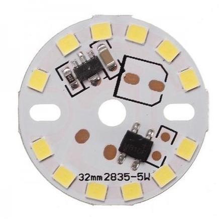 ZHAMBIRE PCB BULAT LED SMD 2835 PUTIH AC 220V 3